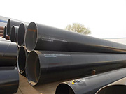 Painting construction of pressure steel pipe walls of large-diameter internal and external plastic-coated steel pipes