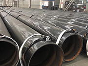 Detection methods for industrial plastic-coated steel pipes