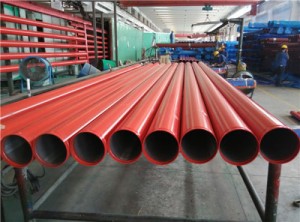 ASTM A53/A795/A135 أنابيب الصلب المتفجرات من مخلفات الحرب