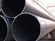 Why are large-diameter steel pipes mostly made of welded steel