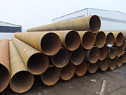 The connection method used by the spiral steel pipe