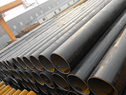 Annealing steps for straight seam steel pipes